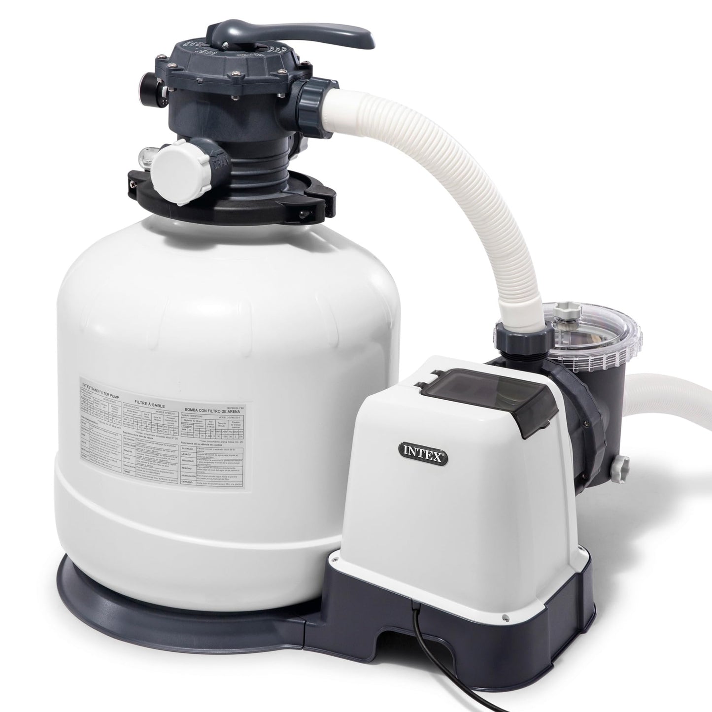 Intex Krystal Clear Sandfilteranlage 12 m³ – bis 42.000 L