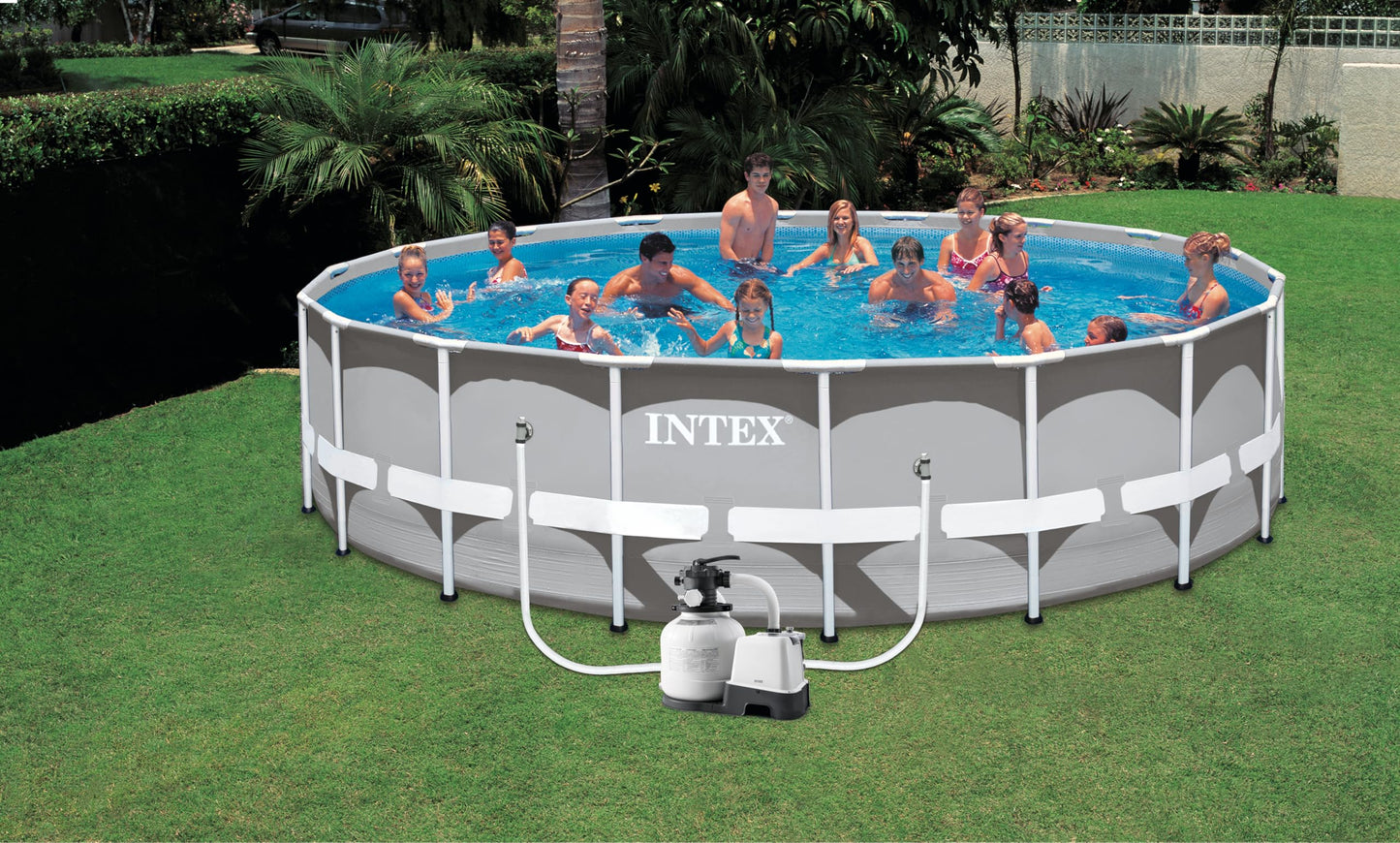 Intex QX2100 Sandfilterpumpe mit Salzwassersystem 26676