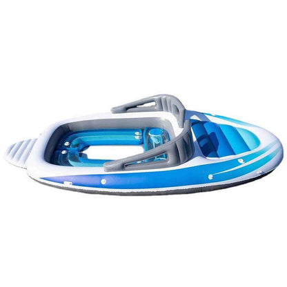 GALPBBCADE Aufblasbares Schlauchboot PVC 400x210x120 cm, 1–6 Pers.