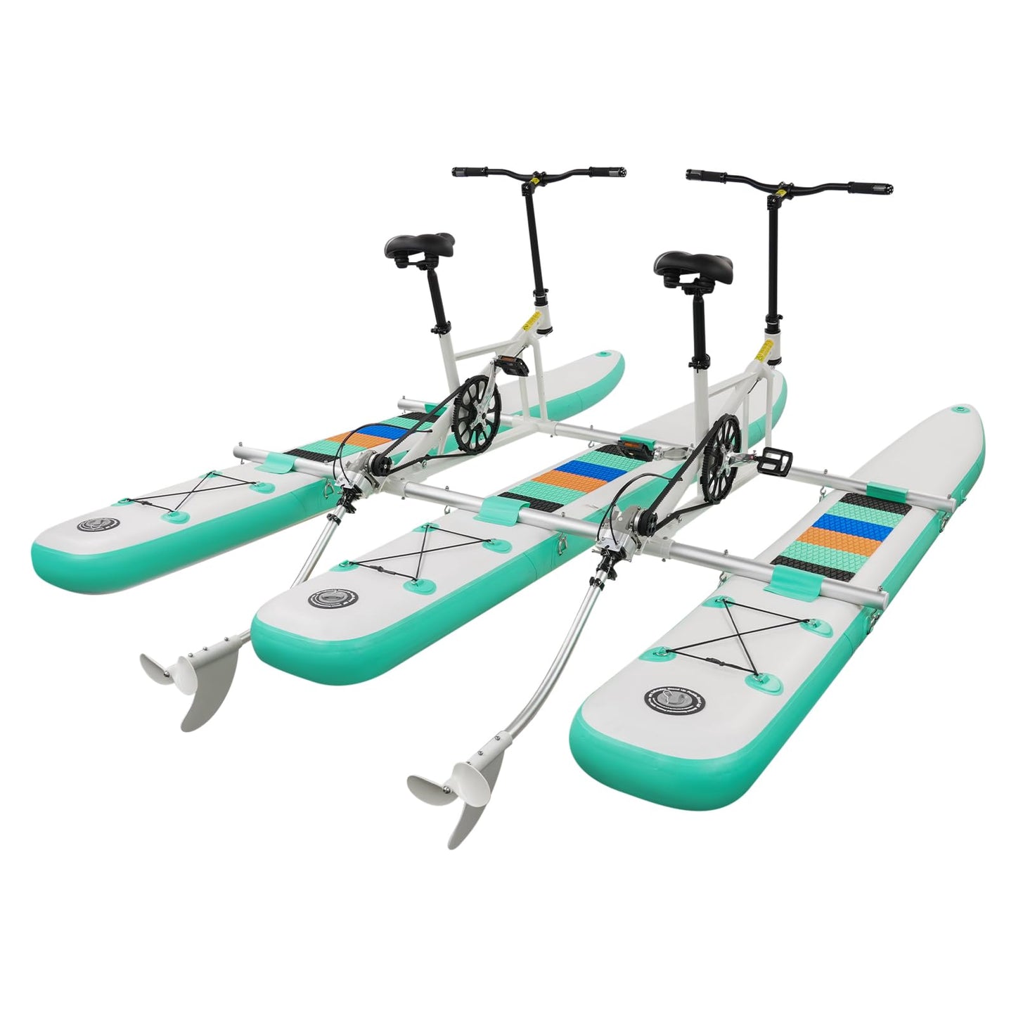 Aufblasbares Tretboot für 2 Personen – 180 kg, für Seen & Flüsse