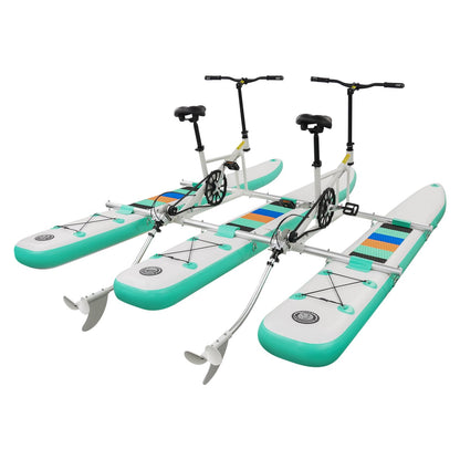 Aufblasbares Tretboot für 2 Personen – 180 kg, für Seen & Flüsse