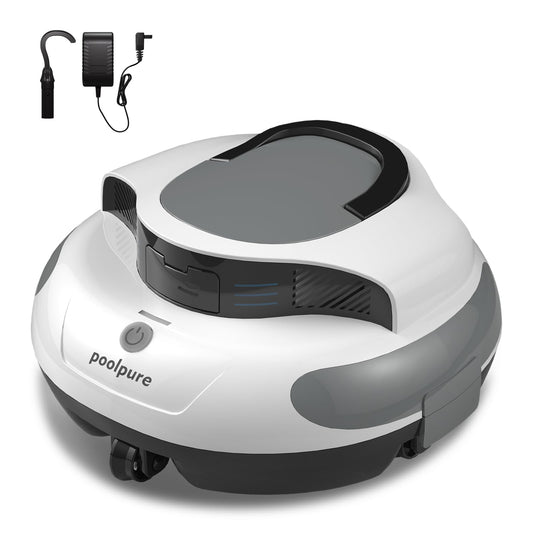 POOLPURE Akku Poolroboter 2026 – Kabelloser Poolsauger 90m²