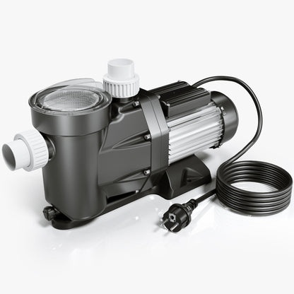 WilTec Poolpumpe 19.200 l/h 750W Filterpumpe Umwälzpumpe