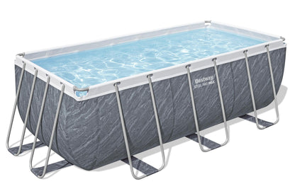 Bestway Rechteckiges Pool-Set 4,12 x 2,01 x 1,22 m