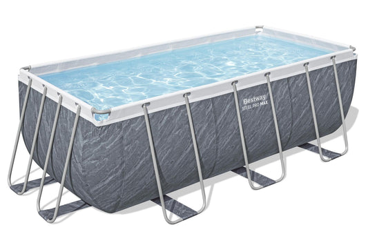 Bestway Rechteckiges Pool-Set 4,12 x 2,01 x 1,22 m
