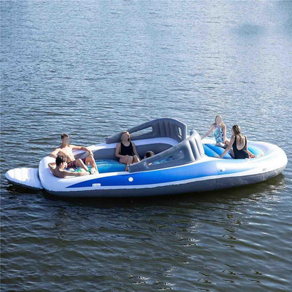 GALPBBCADE Aufblasbares Schlauchboot PVC 400x210x120 cm, 1–6 Pers.