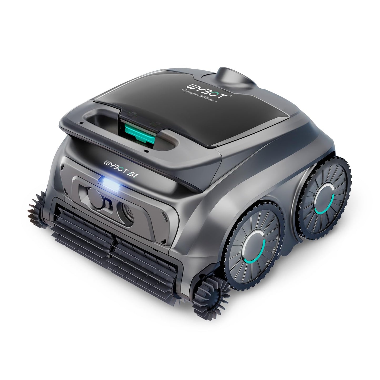 WYBOT B1 Akku-Poolroboter | App-Steuerung | Grau-Grün