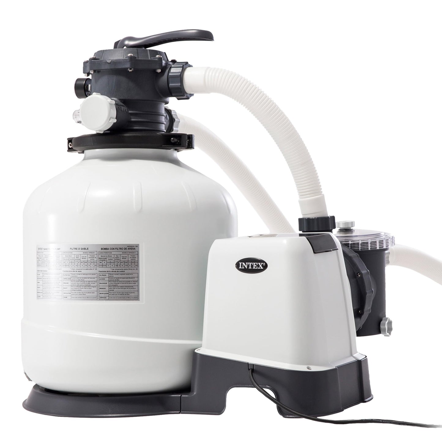 Intex Krystal Clear Sandfilteranlage 12 m³ – bis 42.000 L