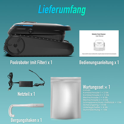 BOTLIFE PC10 Poolroboter Boden & Wand, 18927 LPH, bis 170 m²