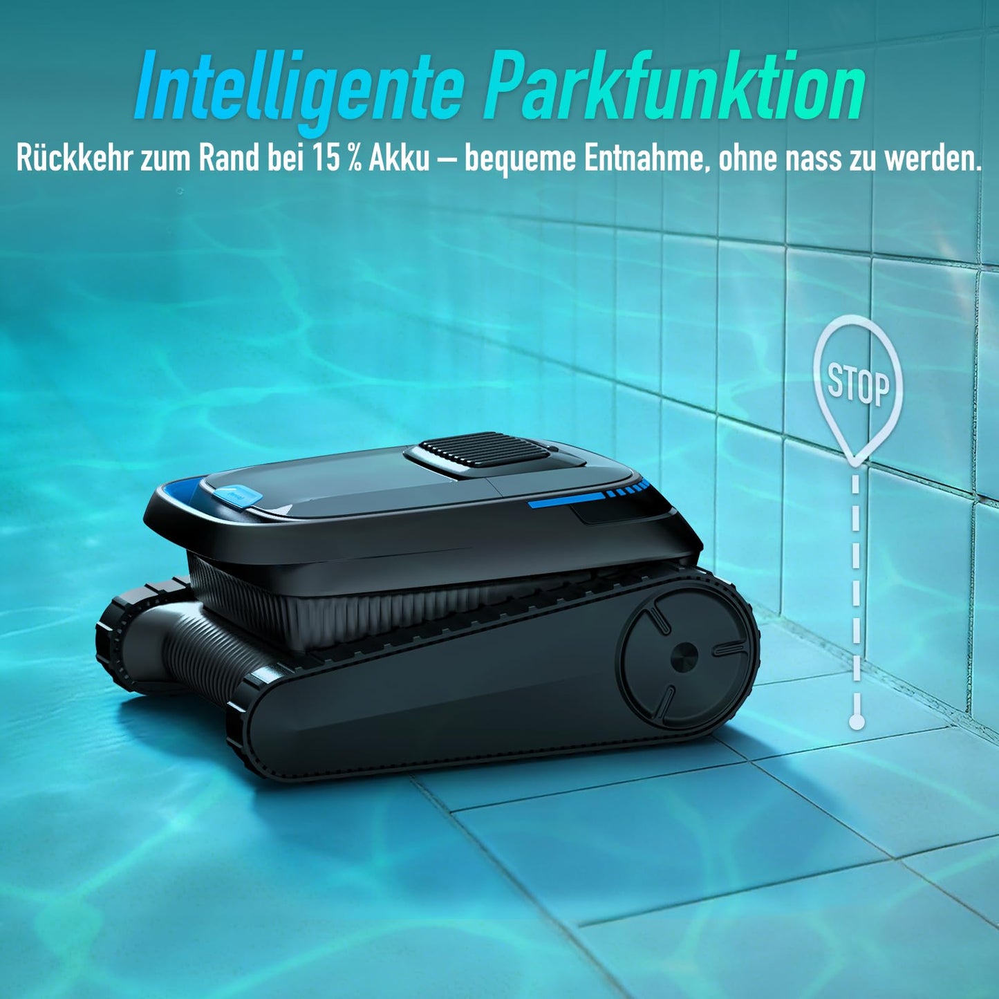 BOTLIFE PC10 Poolroboter Boden & Wand, 18927 LPH, bis 170 m²