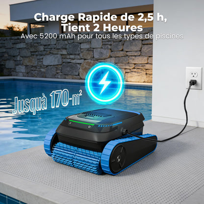 BOTLUXE PC20 Poolroboter App-Steuerung, 18927 LPH, bis 170 m²