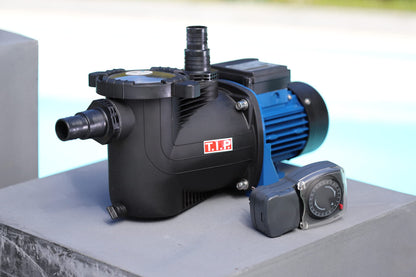 T.I.P. Poolpumpe mit Timer 10.000 l/h 400W für Pools bis 30m³