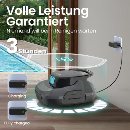 AIPER Scuba SE Poolroboter Akku – 90 Min, Selbsteinparkfunktion
