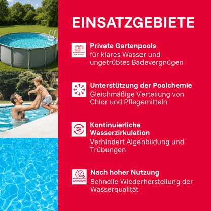 T.I.P. SPF 180 Sandfilteranlage 250W 7.900 l/h für Pools 20m³