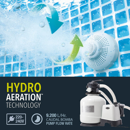 Intex Krystal Clear Sandfilteranlage 12 m³ – bis 42.000 L