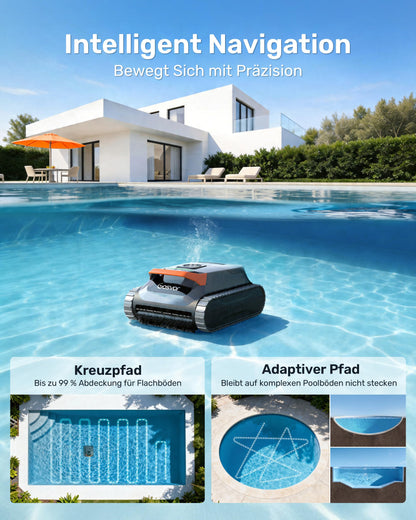 Gosvor LiteVac G1 Poolroboter Akku – 4-in-1, 200 Min, bis 200 m²