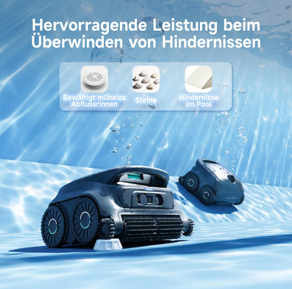 WYBOT B1 Akku-Poolroboter | App-Steuerung | Schwarz-Grün
