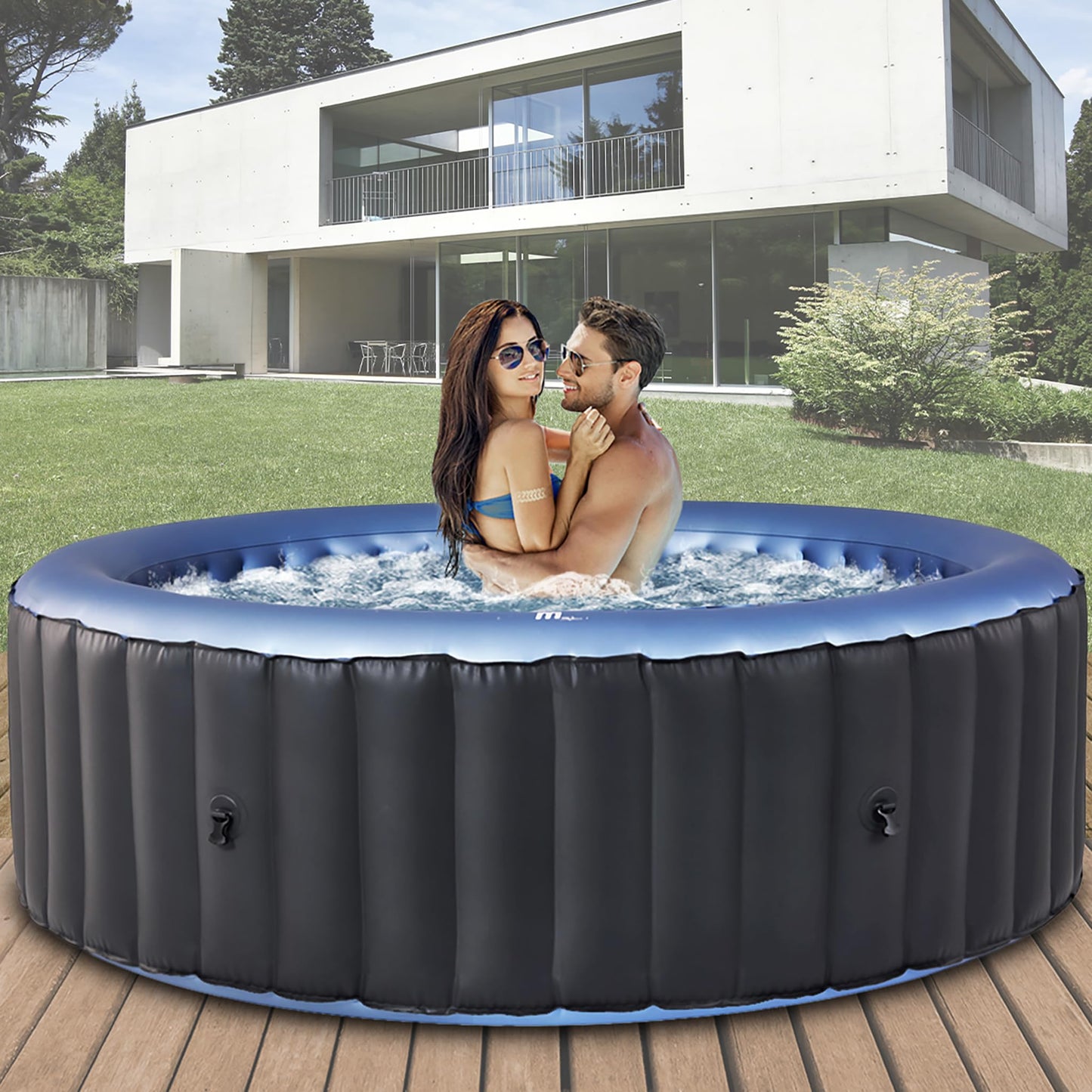 Miweba MSpa Bergen Outdoor Whirlpool 4 Personen – 118 Düsen