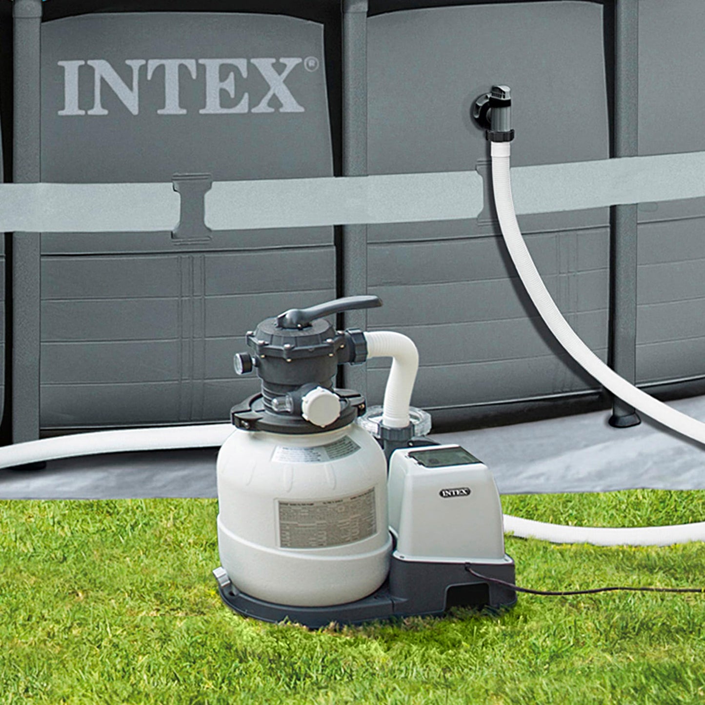 Intex Krystal Clear Sandfilteranlage 12 m³ – bis 42.000 L