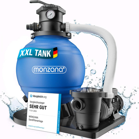 Monzana Sandfilteranlage SF159 15.900 l/h – bis 70.000 L