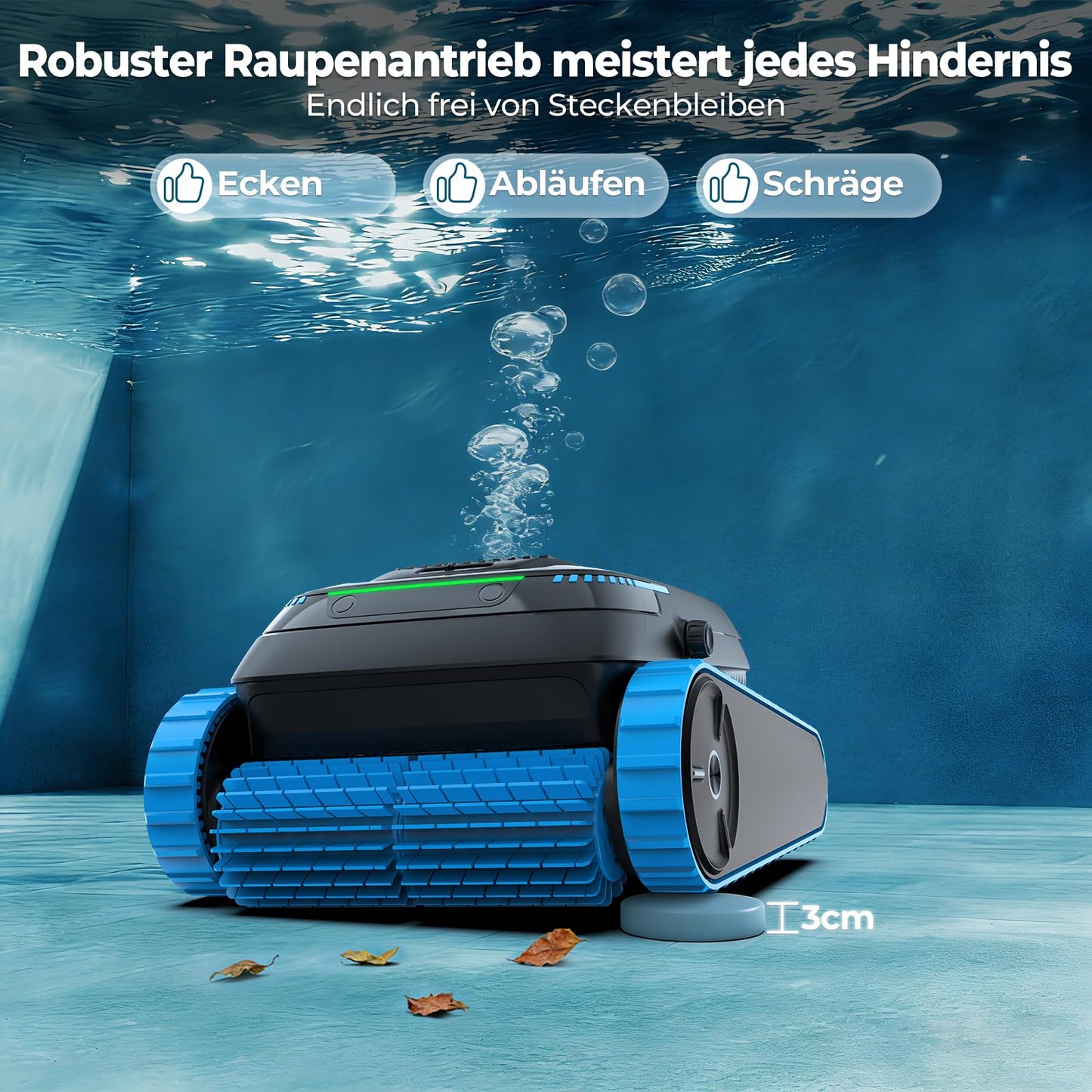 BOTLIFE PC20 Poolroboter Akku – Boden, Wand & APP, 18927 LPH