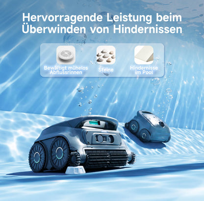 WYBOT B1 Akku-Poolroboter | App-Steuerung | Grau-Grün